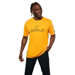 Hombre Parkrun Apricot parkrun de algodón camiseta