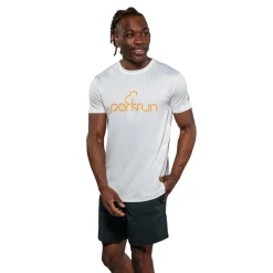 Hombre Parkrun Apricot parkrun de manga corta camiseta