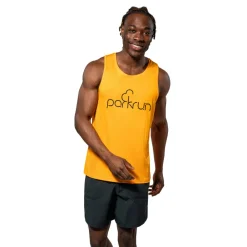 Hombre Parkrun Apricot parkrun de tirantes camiseta
