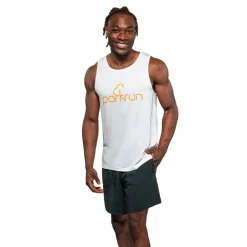 Hombre Parkrun Apricot parkrun de tirantes camiseta