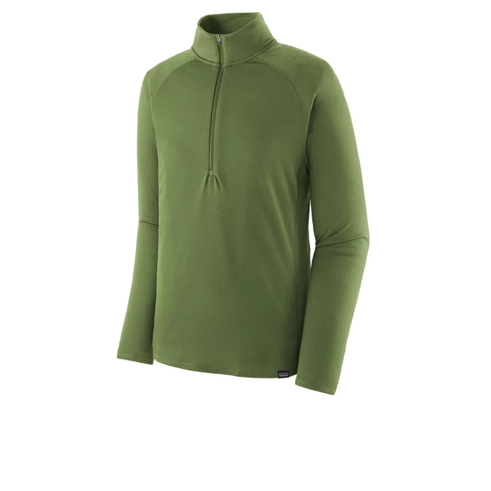 Hombre Patagonia Capilene Midweight cremallera Neck Top