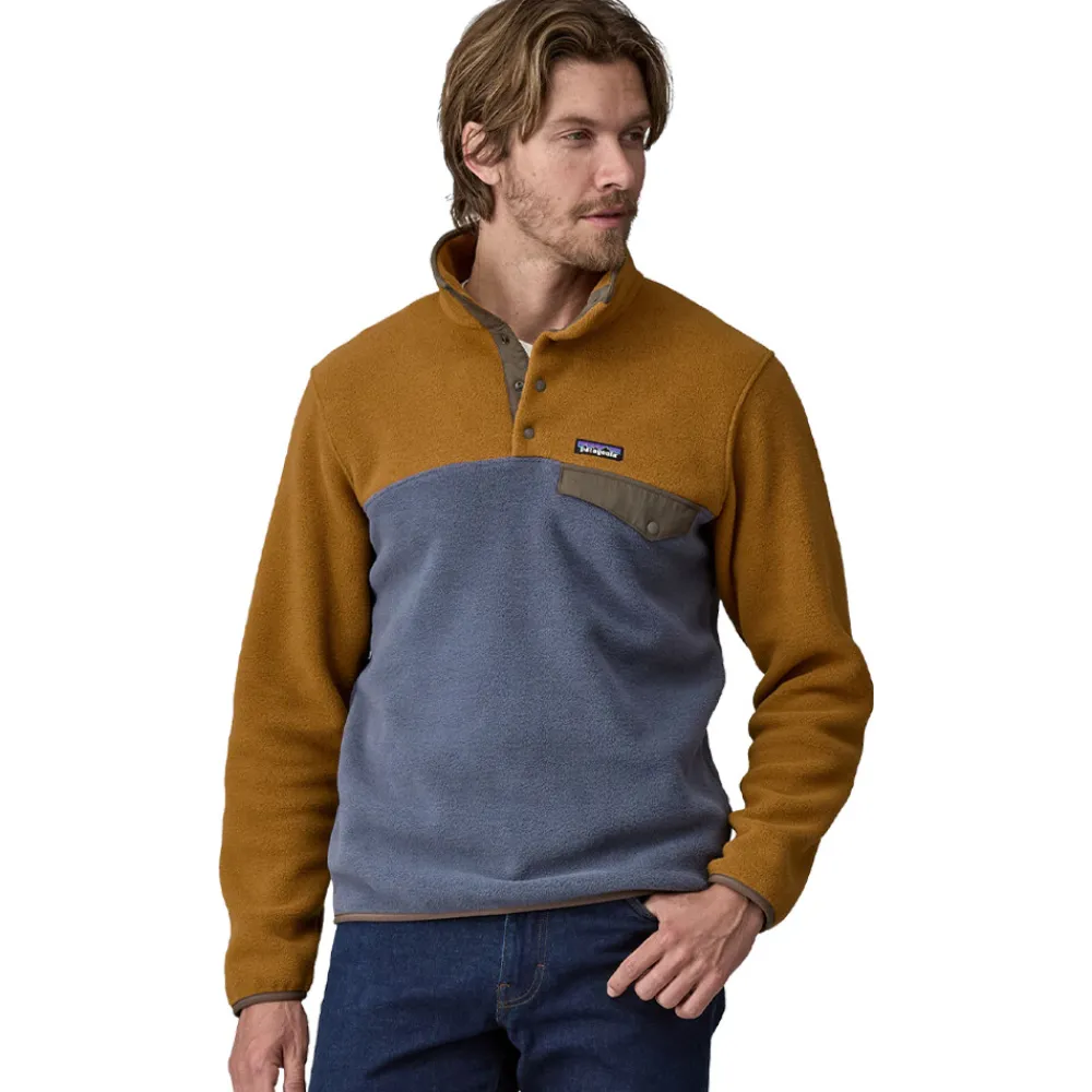 Hombre Patagonia Lightweight Synchilla Snap-T forro polar Pullover - AW24