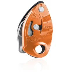 Mujer Petzl Grigri Belay asegurador