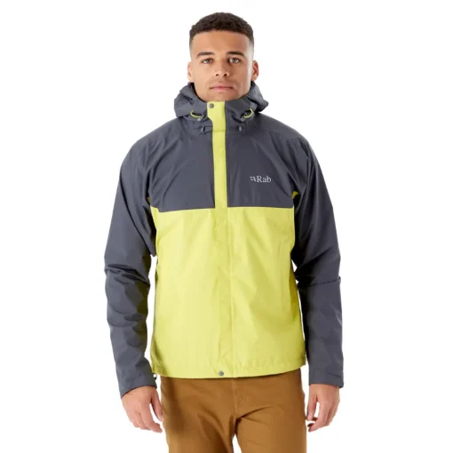 Hombre Rab Downpour Eco chaqueta impermeable