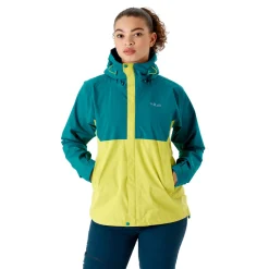 Mujer Rab Downpour Eco chaqueta impermeable para mujer