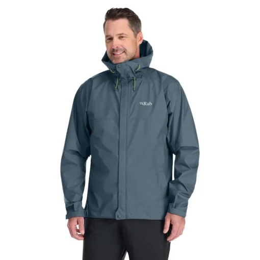 Hombre Rab Downpour Eco chaqueta impermeable - AW24