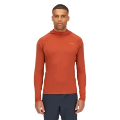 Hombre Rab Sonic camiseta de manga larga con capucha - SS24