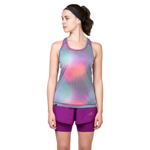 Mujer RonHill Tech Golden Hour mujer camiseta sin mangas - SS25