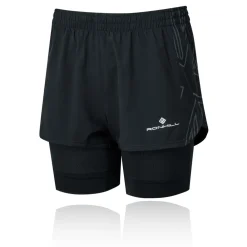 Mujer RonHill Tech Marathon Twin mujer pantalones cortos