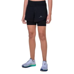 Mujer RonHill Tech pantalones cortos dobles de 12 cm - SS24
