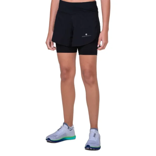 Mujer RonHill Tech pantalones cortos dobles de 12 cm - SS24