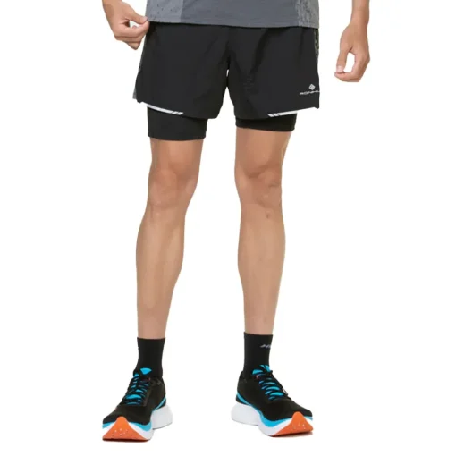 Hombre RonHill Tech Reflect 5 pulgada Twin pantalones cortos - SS25