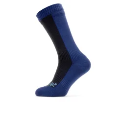 Hombre SealSkinz impermeable Cold Weather Mid Length calcetines