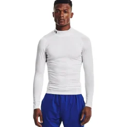 Hombre Under Armour HeatGear compresión Mock manga larga Top - SS25