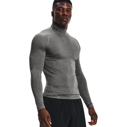 Hombre Under Armour HeatGear compresión Mock manga larga Top - SS25