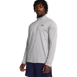 Hombre Under Armour Tech Vent camiseta manga larga media cremallera
